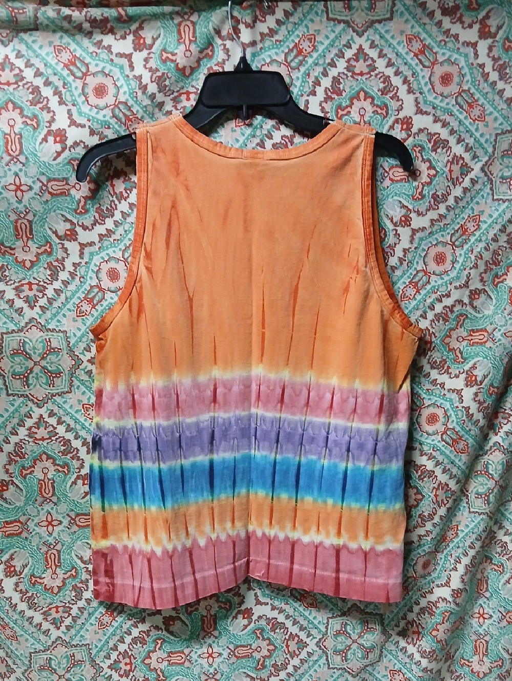Unisex Neon Beachwear Puerto Vallarta Mexico Tie Dye Tank Top, No Size Tags (L?) - Picture 12 of 12